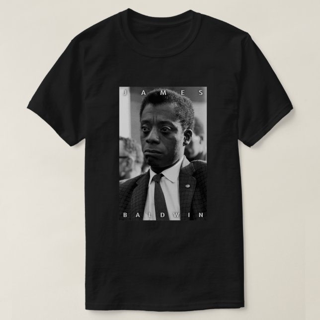 Funny Gift James Baldwin Niedliche Grafikgeschenke T-Shirt (Design vorne)