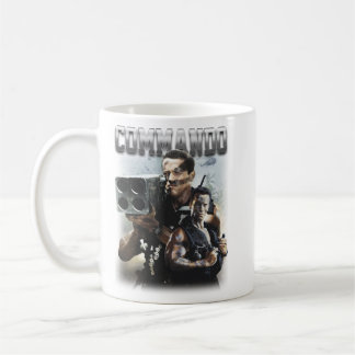 Funny Gift Kommando Bootleg T-Shirt Arnold Schwarz Kaffeetasse