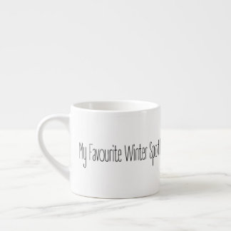 Funny Gift Quote My Favourite Winter Sport Mug Espressotasse