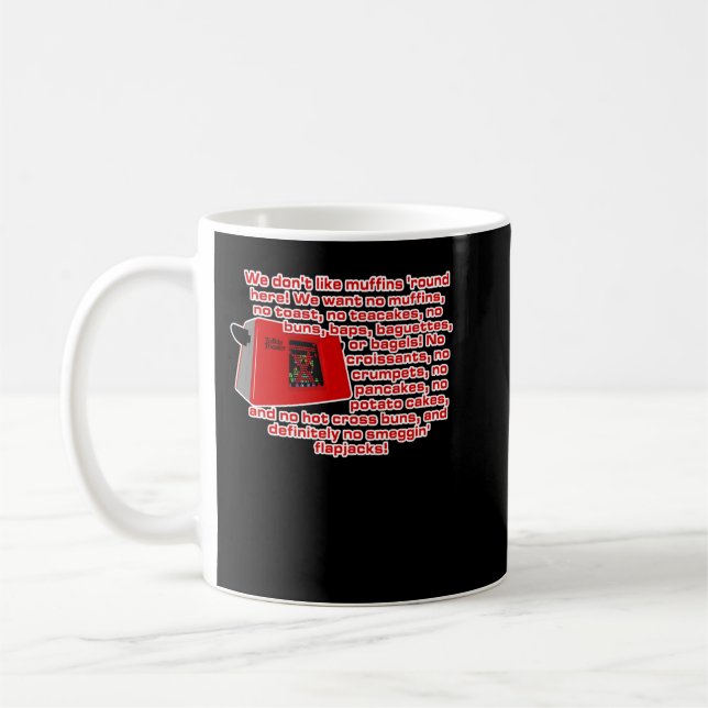 Funny Gift Red Dwarf - Talkie Toaster (Kein Smeggi Kaffeetasse (Links)