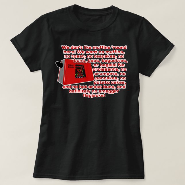 Funny Gift Red Dwarf - Talkie Toaster T-Shirt (Design vorne)