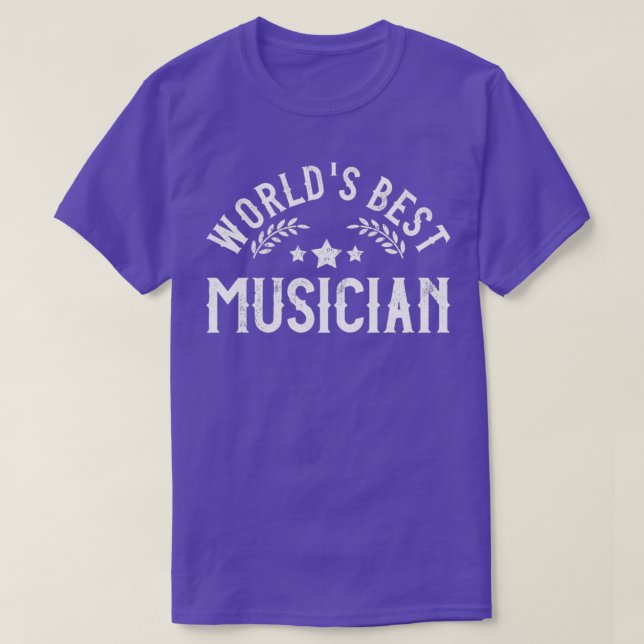 Funny Gift Wellds Bester Musiker T-Shirt (Design vorne)