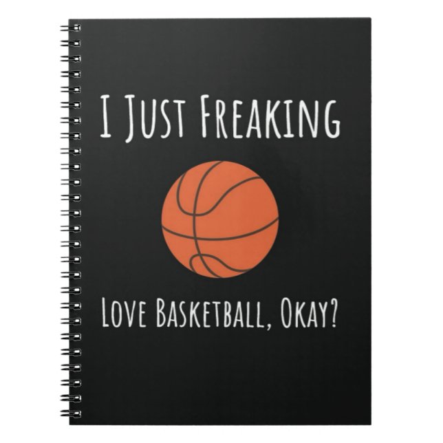Funny Gifts For Basketball Lovers Player Sport Fan Notizblock (Vorderseite)