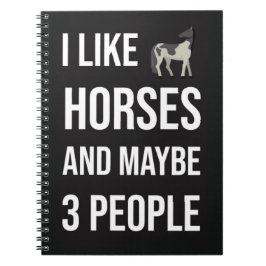 Funny Gifts For Horse Owners Equine Equestrian Notizblock
