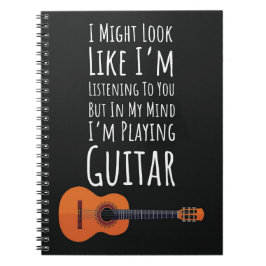 Funny Gifts For People Who Play Guitar Guitarist Notizblock