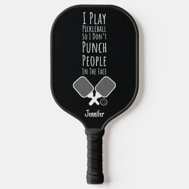 Funny Gifts For Pickleball Players Pickleballer Schläger (Vorderseite)