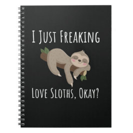 Funny Gifts For Sloth Lovers Humor Joke Notizblock