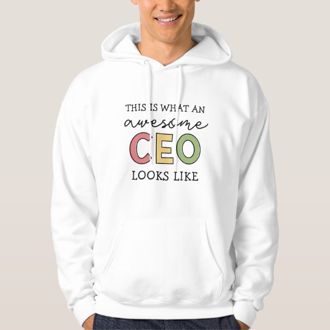 Funny Gifts für CEO | Phantastischer CEO Boss Gesc Hoodie (Vorderseite)