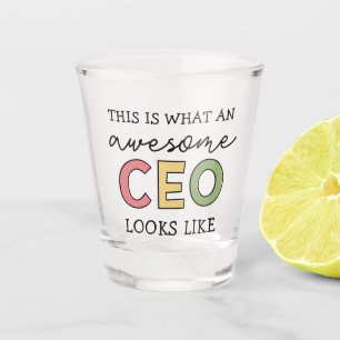 Funny Gifts für CEO Phantastischer CEO Boss Gesc Schnapsglas