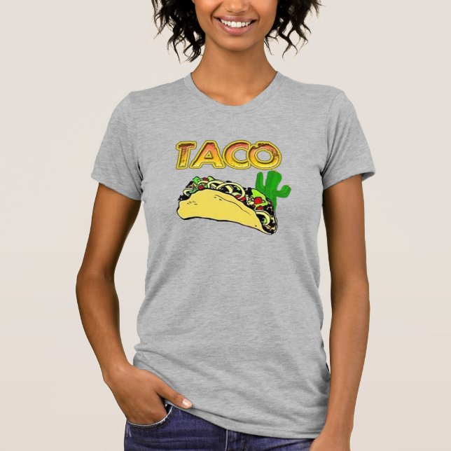 Funny Gifts für Koch | Feinschmecker, Fitness Taco T-Shirt (Vorderseite)