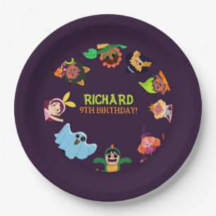 Funny Gigant Long Yellow Banana trägt Sommer Sung Pappteller