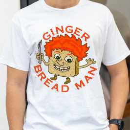Funny Ginger Broad Man Christmas Puff T-Shirt
