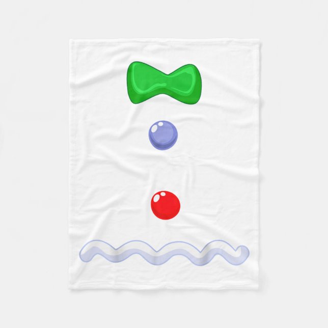 Funny Gingerbread Man Christmas Costume  Fleecedecke (Vorderseite)