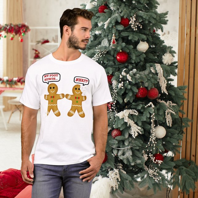 Funny Gingerbread Mann Weihnachten T-Shirt (Von Creator hochgeladen)