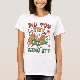 Funny Gingerbread Nurse Weihnachtsfest Shirt