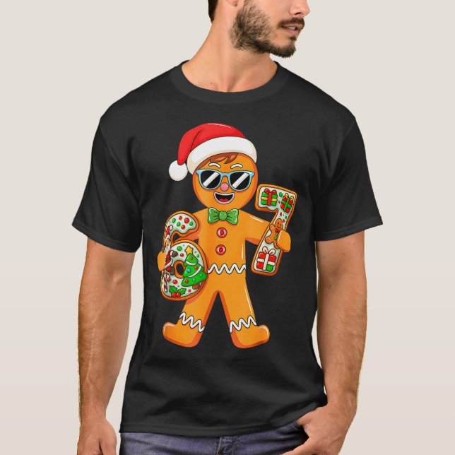 Funny Gingerbread Six Seven 67 Gingerbread Man Xma T-Shirt (Vorderseite)
