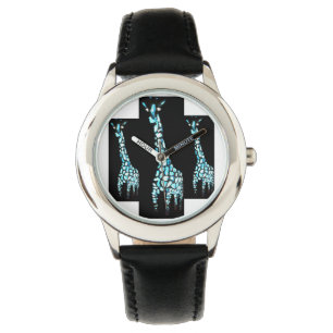 Funny Giraffe Art Wilde Tiere Armbanduhr