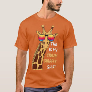 Funny Giraffe I Dies ist meine verrückte Giraffe I T-Shirt