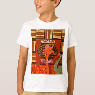 Funny Giraffe mit coolem Text Hakuna Matata T-Shirt