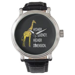 Funny Giraffe Pun Armbanduhr