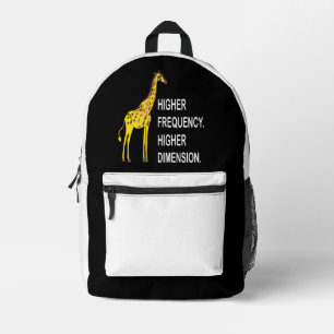 Funny Giraffe Pun Bedruckter Rucksack
