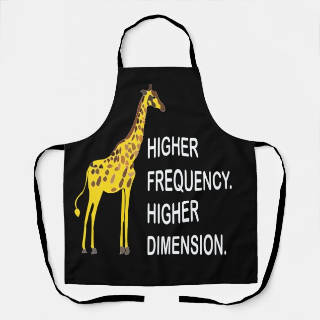 Funny Giraffe Pun Schürze (Vorderseite)