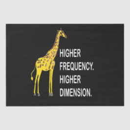 Funny Giraffe Pun Seidenpapier