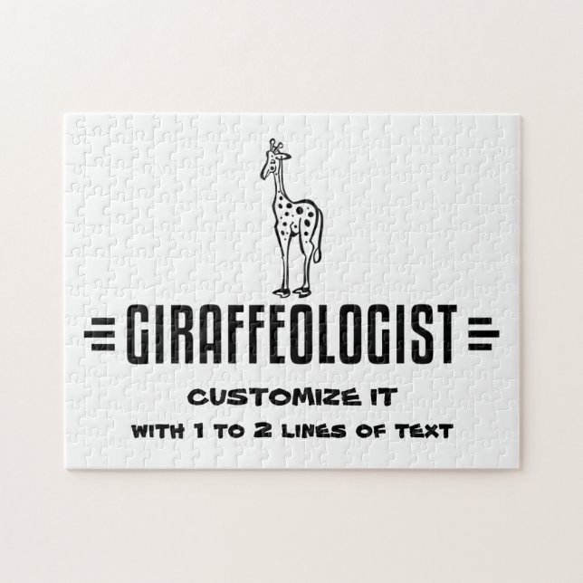 Funny Giraffe Puzzle (Horizontal)