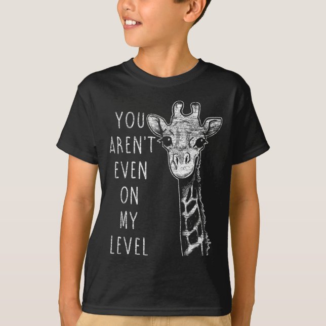 Funny Giraffe  T-Shirt (Vorderseite)