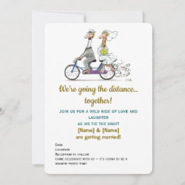 Funny Giraffe Wedding Save The Date