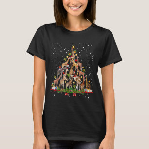 Funny Giraffe Weihnachtsbaum Dekoration Geschenk C T-Shirt