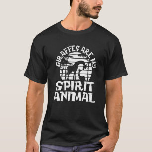 Funny Giraffen sind mein Geiststier für Frauen Män T-Shirt