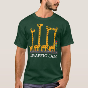 Funny Giraffic Jam Product Kids Safari Giraffe Des T-Shirt