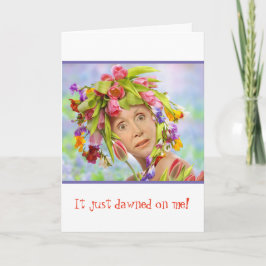 Funny Girl Birthday Card Karte
