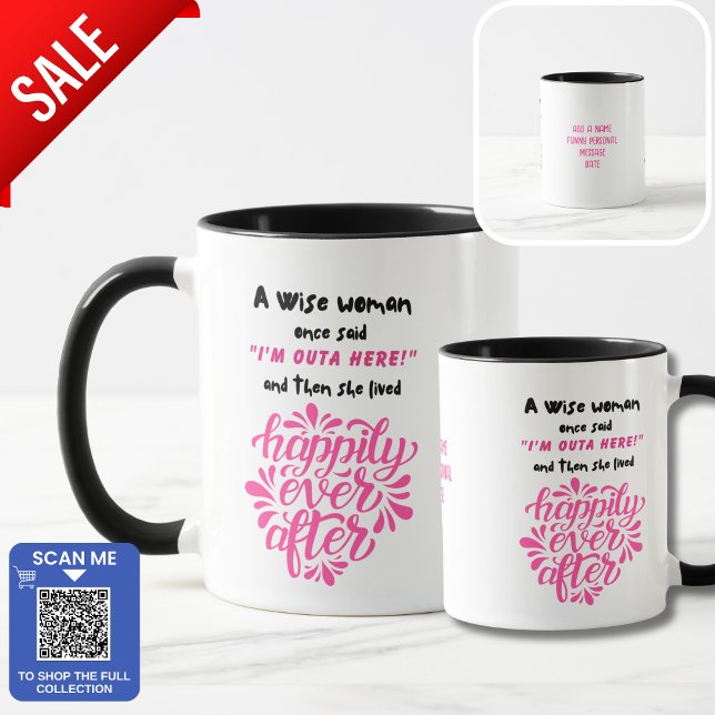 Funny Girl Coworker Pink Neue Jobrente Links Tasse (Von Creator hochgeladen)