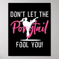 Funny Girl Karate Design Kinder Kickboxing