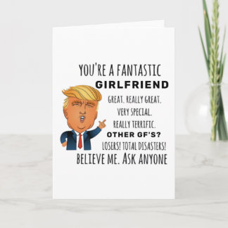 Funny Girlfriend Birthday Bestes Geschenk Karte