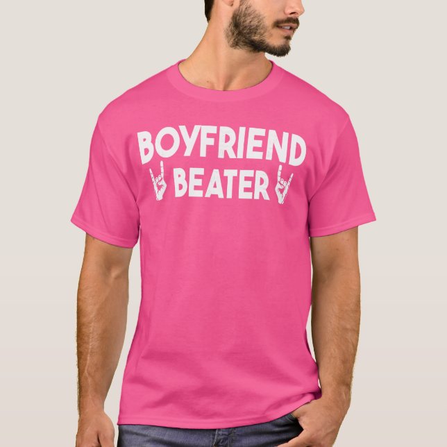 Funny Girlfriend Humor Boyfriend Beater funny T-Shirt (Vorderseite)