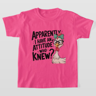 Funny Girls Haltung Wortart T-Shirt