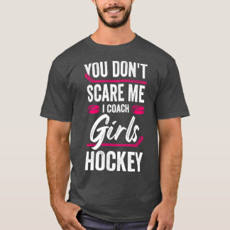 Funny Girls Ice Hockey Coach Geschenk T-Shirt
