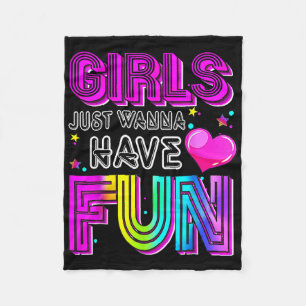Funny Girls just Wanna Spaß haben Phantastischen 7 Fleecedecke