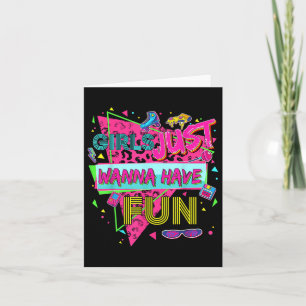 Funny Girls just Wanna Spaß haben Phantastischen 7 Karte