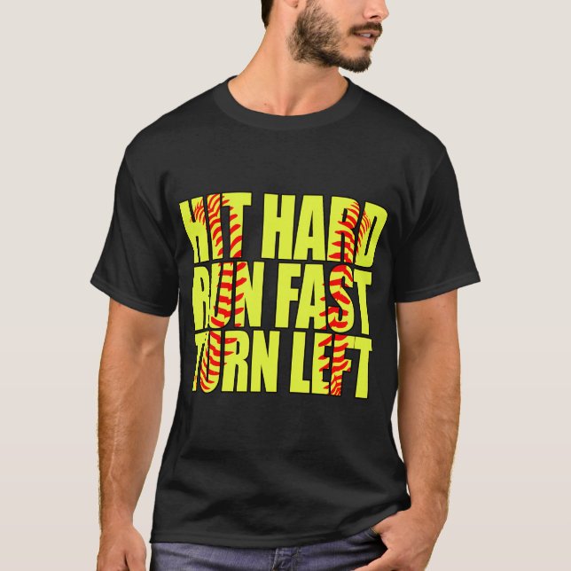 Funny Girls Softball Design ideal für Teens Women T-Shirt (Vorderseite)