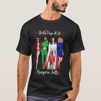 Funny Girls Trip Niagara Falls Vacation Niedliche T-Shirt