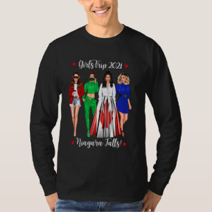 Funny Girls Trip Niagara Falls Vacation Niedliche T-Shirt