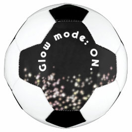 Funny Girly glühen Glitzer inspirierend funkelnd Fußball