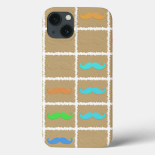 Funny Girly Mustache 3 iPhone 13 Hülle