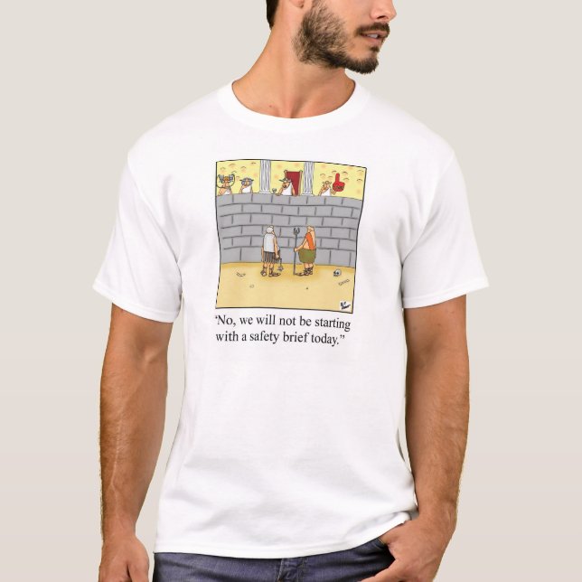 Funny Gladiator Spaß Tee Shirt (Vorderseite)