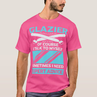 Funny Glazier Window Glass Installer-Geschenk T-Shirt