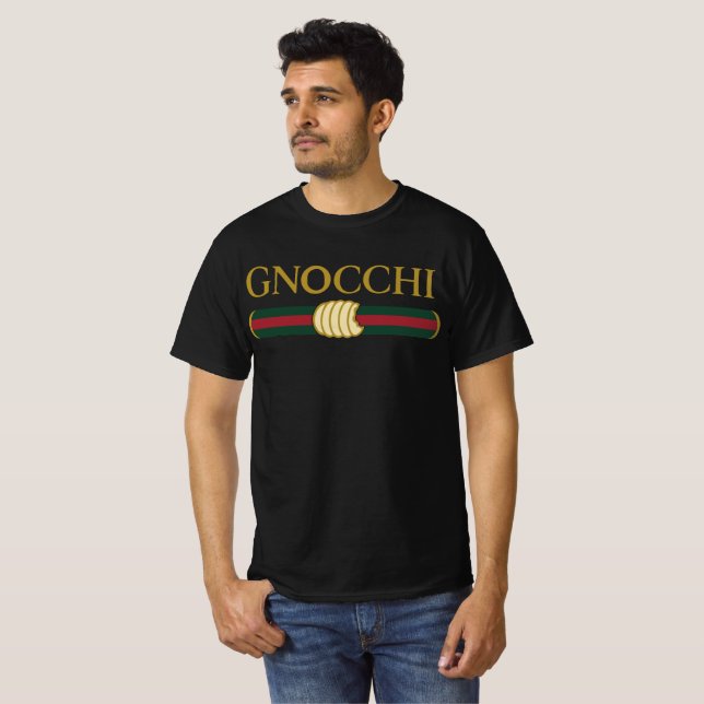 Funny gnocchi Food Pasta Gang T-Shirt (Vorne ganz)